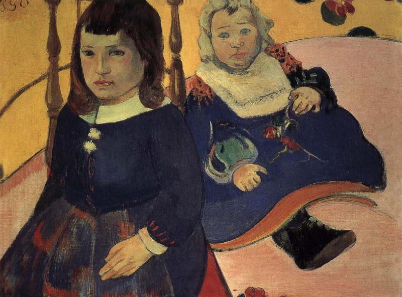 Paul Gauguin two children